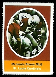 1972 Sunoco Stamps      546     Jamie Rivers DP